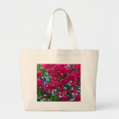 Godetia en Lobelia Gifts Grote Tote Bag (Voorkant)
