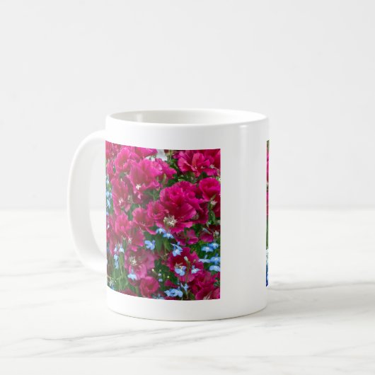 Godetia en Lobelia Gifts Koffiemok (Voorkant links)