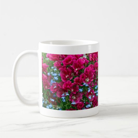 Godetia en Lobelia Gifts Koffiemok (Links)