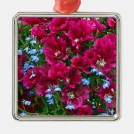 Godetia en Lobelia Gifts Metalen Ornament