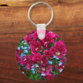 Godetia en Lobelia Gifts Sleutelhanger (Voorkant)