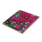 Godetia en Lobelia Gifts Tegeltje (Zijkant)