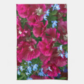Godetia en Lobelia handdoek (Verticaal)