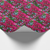 Godetia en Lobelia-pakpapier Cadeaupapier (Hoek)