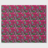 Godetia en Lobelia-pakpapier Cadeaupapier (Vlak)