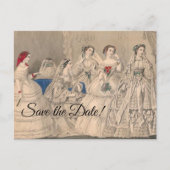 Godey's 1858 Trouwjurken Briefkaart (Voorkant)