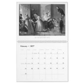 Godey's Lady's Book & Magazine 1864 Mode Borden Kalender (Feb 2027)