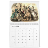 Godey's Lady's Book & Magazine 1864 Mode Borden Kalender (Mar 2027)