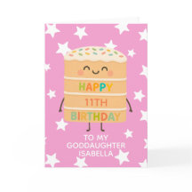 Godfather 11e Verjaardag Schattigee Taart Custom P