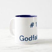 Godfather, #, 1 tweekleurige koffiemok (Voorkant links)