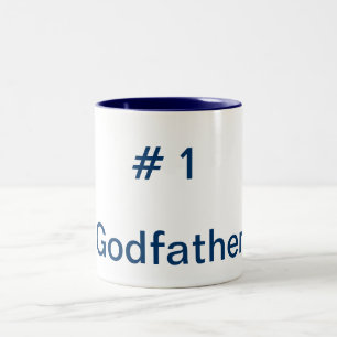 Godfather, #, 1 tweekleurige koffiemok