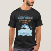 Godfather 2e Verjaardag Dolfijn Bday Party Familie T-shirt (Voorkant)