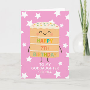 Godfather 7e Verjaardag Schattigee Taart Custom Pi Kaart
