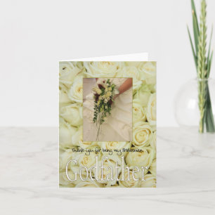 Godfather Bridesman dank u Bedankkaart