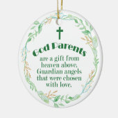 Godfather: een geschenk uit de hemel keramisch ornament (Links)