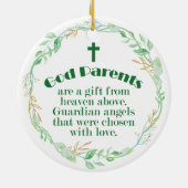 Godfather: een geschenk uit de hemel keramisch ornament (Achterkant)