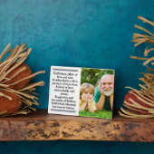 Godfather en Godchild Custom Plaque met Ezel Fotoplaat (Zijkant)