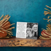 Godfather en Godchild Custom Plaque met Ezel Fotoplaat (Zijkant)