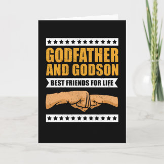 Godfather en Godson beste vrienden voor het leven Kaart