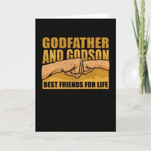 Godfather en Godson beste vrienden voor het leven  Kaart