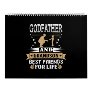 Godfather en Grandson Best Friends for Life Kalender