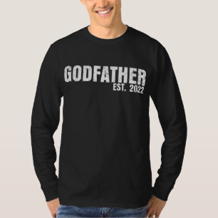 Godfather Est 2022 Father's Day God Dad T-shirt