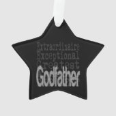Godfather Extraordinaire Ornament (achterkant)