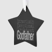 Godfather Extraordinaire Ornament (voorkant)