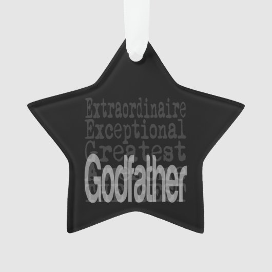 Godfather Extraordinaire Ornament (voorkant)