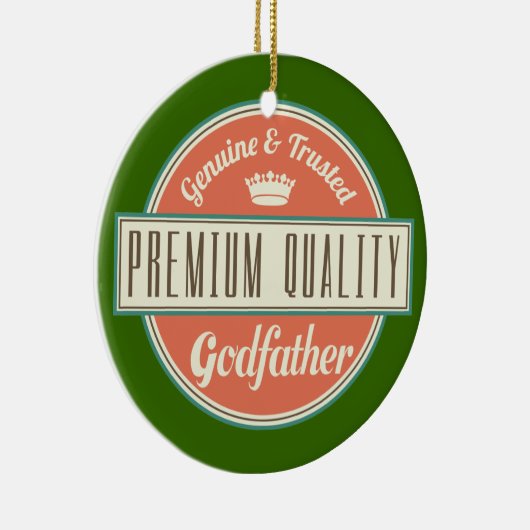 Godfather (Funny) Gift Keramisch Ornament (Rechts)