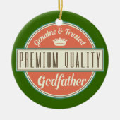 Godfather (Funny) Gift Keramisch Ornament (Voorkant)
