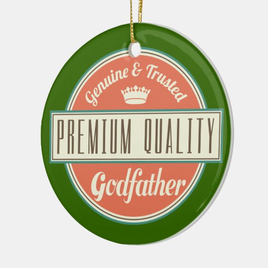 Godfather (Funny) Gift Keramisch Ornament (Links)