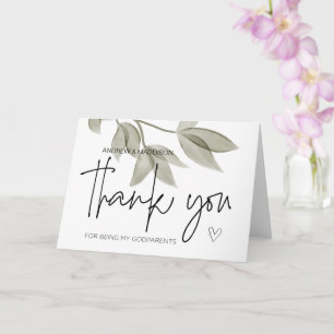 Godfather Gift Bedankt voor het zijn van mijn peet Kaart