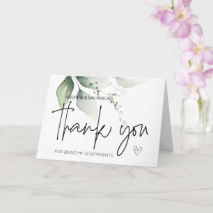 Godfather Gift Bedankt voor het zijn van mijn peet Kaart