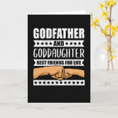 Godfather Godchild en Godfather Gift Kaart (Gele Bloem)
