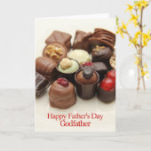 Godfather Happy Vaderdag Kaart (Gele Bloem)