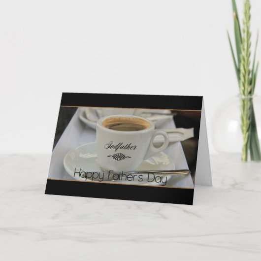 Godfather Happy Vaderdag Kaart (Voorkant)