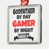 Godfather houdt van videospelletjes spelen metalen ornament (Links)
