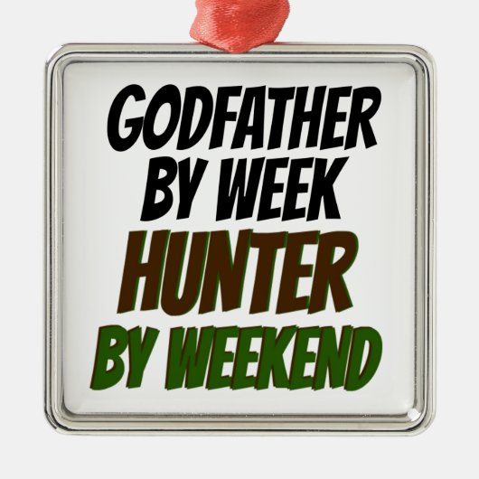 Godfather Hunter Metalen Ornament (Voorkant)