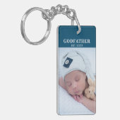 Godfather | Jaar van opgezette foto Sleutelhanger (Voorkant Links)