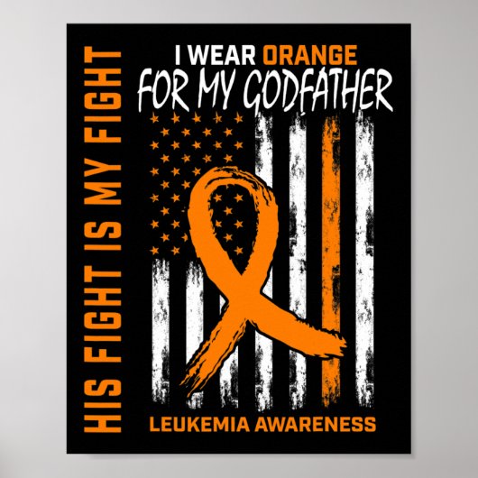 Godfather Leukemie Kanker Bewustzijn Amerikaanse v Poster (Voorkant)