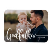 Godfather Moderne Foto Keepsake Magneet (Horizontaal)
