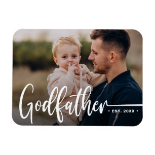 Godfather Moderne Foto Keepsake Magneet
