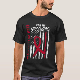 Godfather Multiple Myeloma Awareness American FL T-shirt