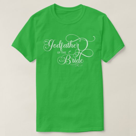 Godfather of the Bride (Wedding Party)  T-shirt (Design voorkant)