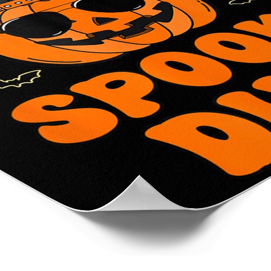 Godfather Of The Soky Dude Halloween Pumpkin Bday  Poster (Hoek)