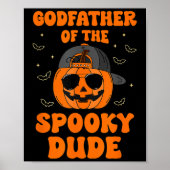 Godfather Of The Soky Dude Halloween Pumpkin Bday  Poster (Voorkant)