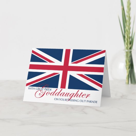 Godfather Passing Out Parade gefeliciteerd Kaart (Voorkant)