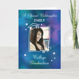 Godfather Photo Custom Name College Afstuderen Kaart