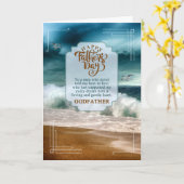 Godfather Sentimental Crashing Waves Vaderdag Kaart (Gele Bloem)